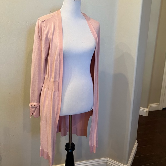 Pink cardigan duster - Picture 1 of 3
